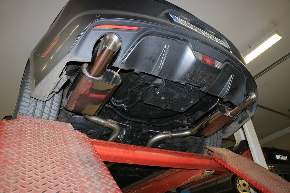 FOX Ford Mustang Coupe & Cabrio - 4-Zylinder Endschalldämpfer rechts/links - 1x100 Typ 25 rechts/links