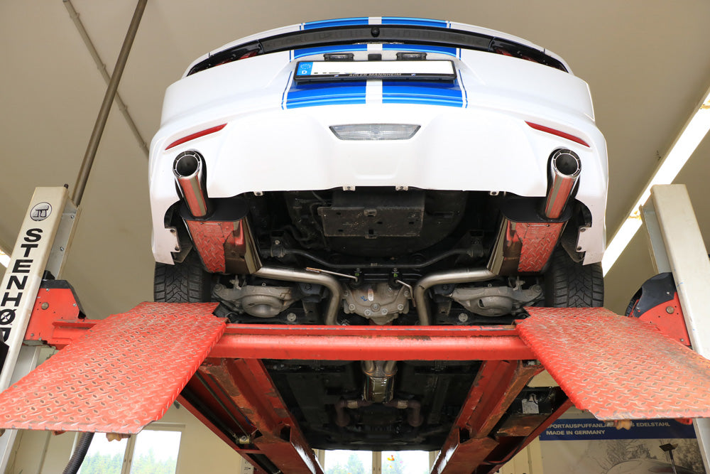 FOX Ford Mustang Coupe & Cabrio - 6/8-Zylinder Endschalldämpfer rechts/links - 1x100 Typ 67 rechts/links