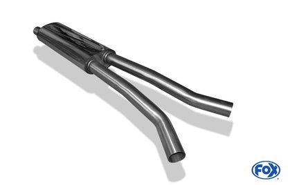 FOX Ford Mustang Coupe & Cabrio - 4-Zylinder Vorschalldämpfer