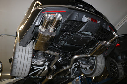 FOX Ford Mustang VI Facelift Coupe & Convertible - 8 -Zylinder Endschalldämpfer rechts/links - 2x100 Typ 25 rechts/links