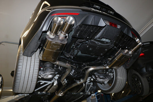 FOX Ford Mustang VI Facelift Coupe & Convertible - 8 -Zylinder Endschalldämpfer rechts/links - 2x100 Typ 25 rechts/links