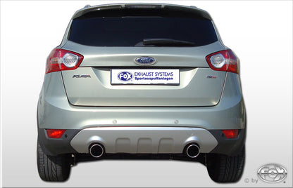 FOX Ford Kuga Endschalldämpfer Ausgang rechts/links - 1x100 Typ 16 rechts/links