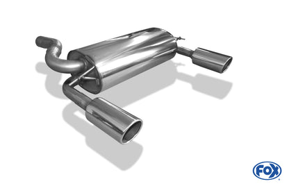 FOX Ford Kuga II - 4x4 Endschalldämpfer Ausgang rechts/links - 1x100 Typ 17 rechts/links