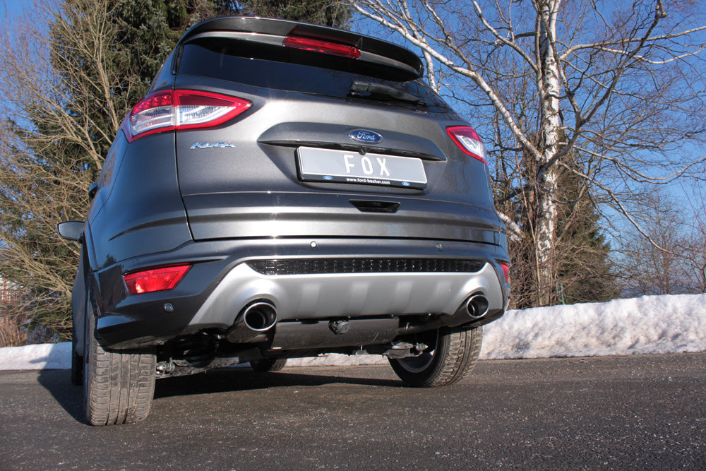FOX Ford Kuga II - 4x4 Endschalldämpfer Ausgang rechts/links - 115x85 Typ 44 rechts/links