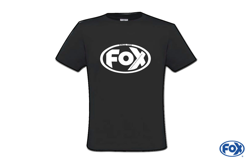 FOX FOX T-Shirt Größe L Schwarz mit weisser Schrift "25 Jahre"