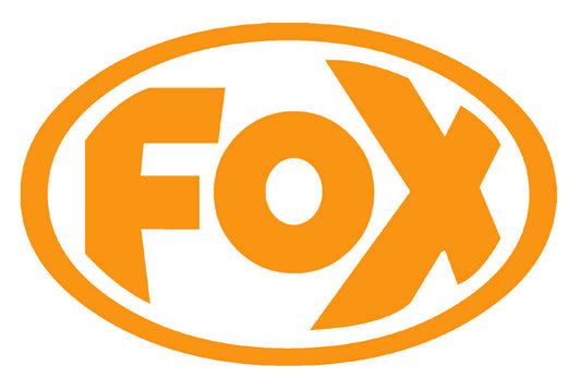 FOX FOX Sticker Orange - geplottet Höhe: 40mm  Breite: 60mm - FOX Logo