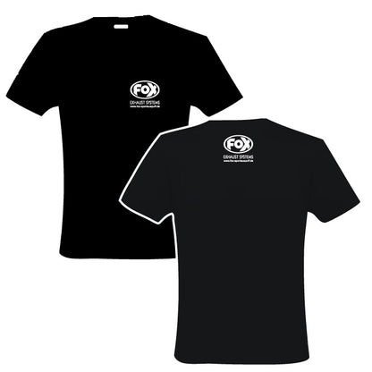 FOX FOX T-Shirt Größe XXL Schwarz mit weisser Schrift