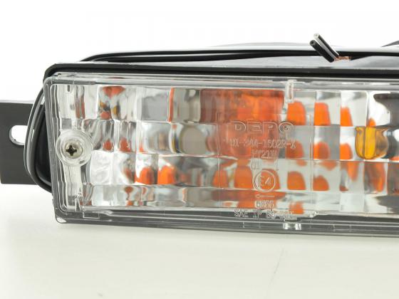 Frontblinker Blinker Set BMW 3er (Typ E30)  88-91 chrom