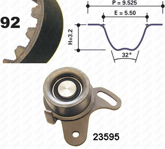 MAPCO Zahnriemensatz 73533