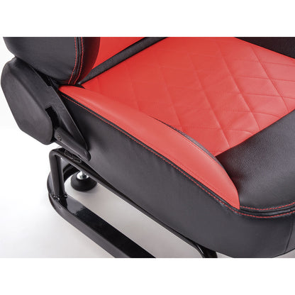 FK Gamesitz Spielsitz Rennsimulator eGaming Seats Silverstone schwarz/rot