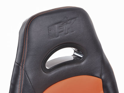 FK Gamesitz Spielsitz Rennsimulator eGaming Seats Silverstone schwarz/orange
