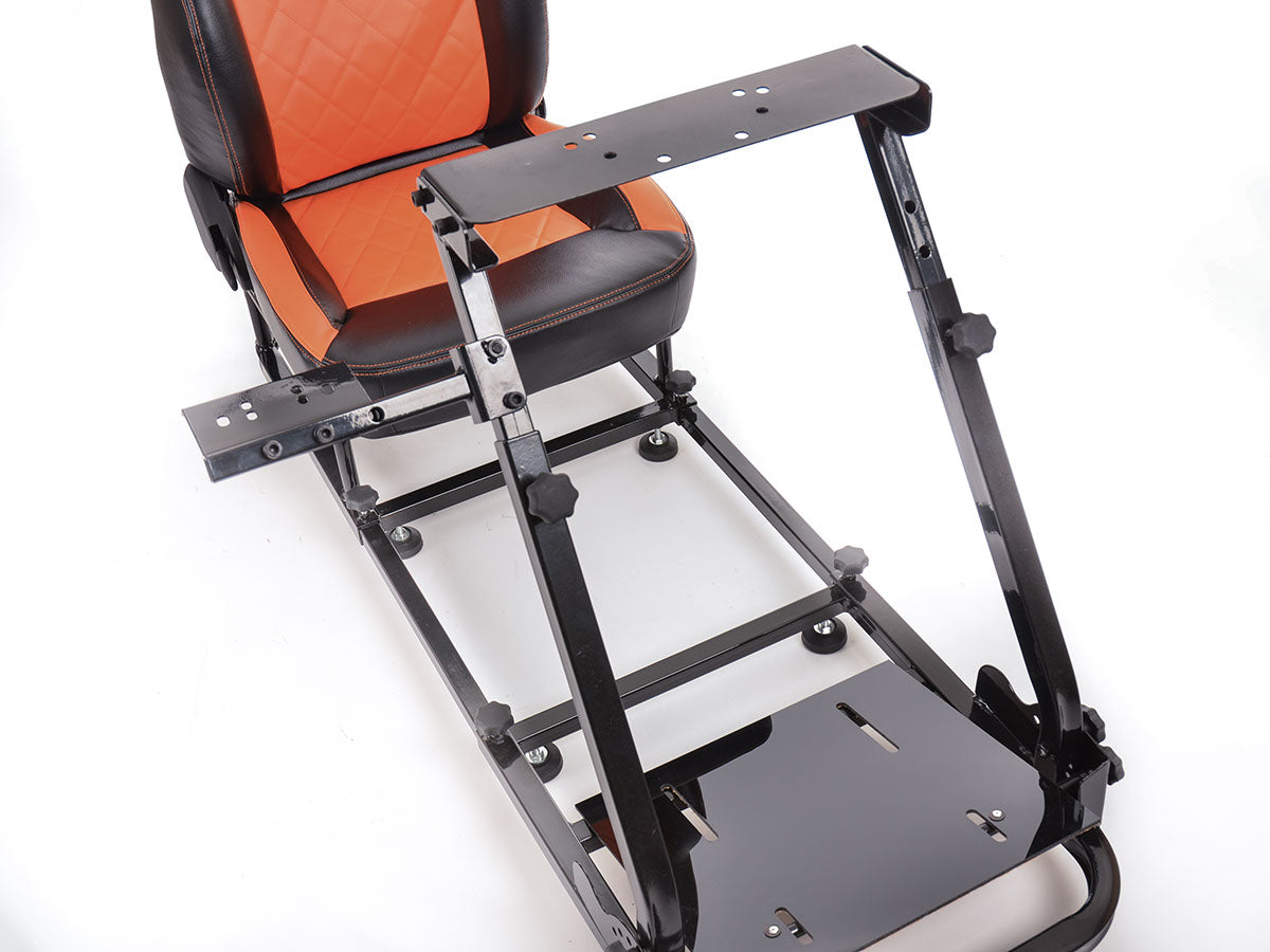 FK Gamesitz Spielsitz Rennsimulator eGaming Seats Silverstone schwarz/orange