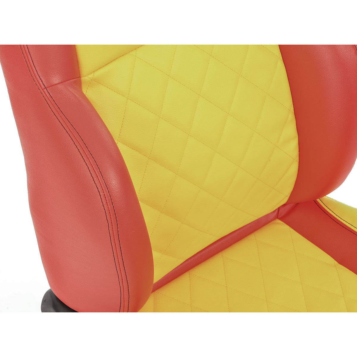 FK Gamesitz Spielsitz Rennsimulator eGaming Seats Silverstone rot/gelb