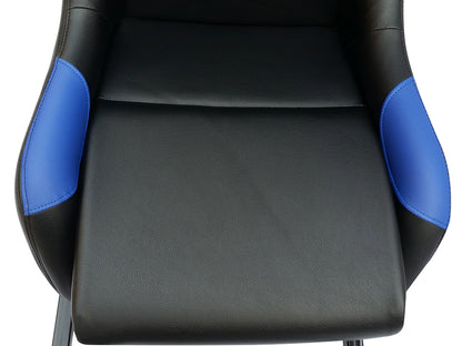 FK Gamesitz Spielsitz Rennsimulator eGaming Seats Monaco schwarz/blau