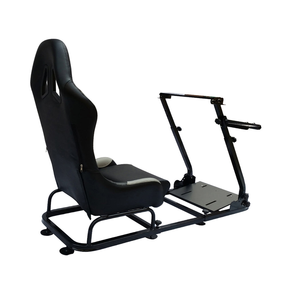 FK Gamesitz Spielsitz Rennsimulator eGaming Seats Monaco schwarz/grau