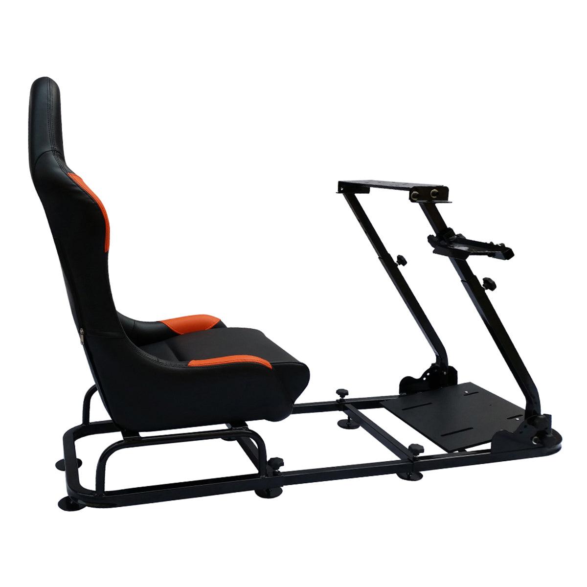 FK Gamesitz Spielsitz Rennsimulator eGaming Seats Monaco schwarz/orange