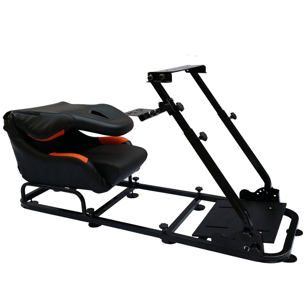 FK Gamesitz Spielsitz Rennsimulator eGaming Seats Monaco schwarz/orange