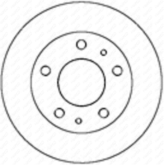 MAPCO Bremsscheibe Vorderachse  25037