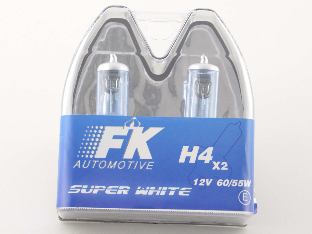 Birnen Halogen Set (2 Stück) universal H4 12V/60/55W superwhite