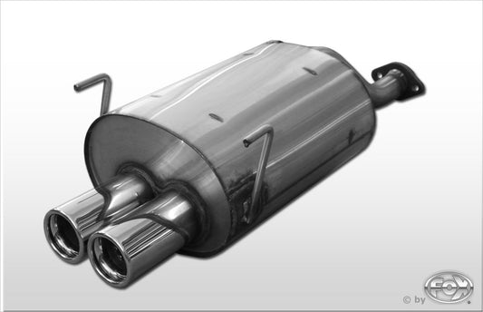 FOX Honda Civic IV Endschalldämpfer - 2x76 Typ 13