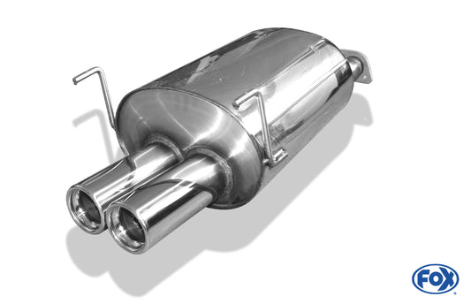 FOX Honda CRX III Endschalldämpfer - 2x76 Typ 13