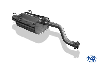 FOX Honda Civic VI EJ9 Hatchback Endschalldämpfer einflutig - 1x90 Typ 13