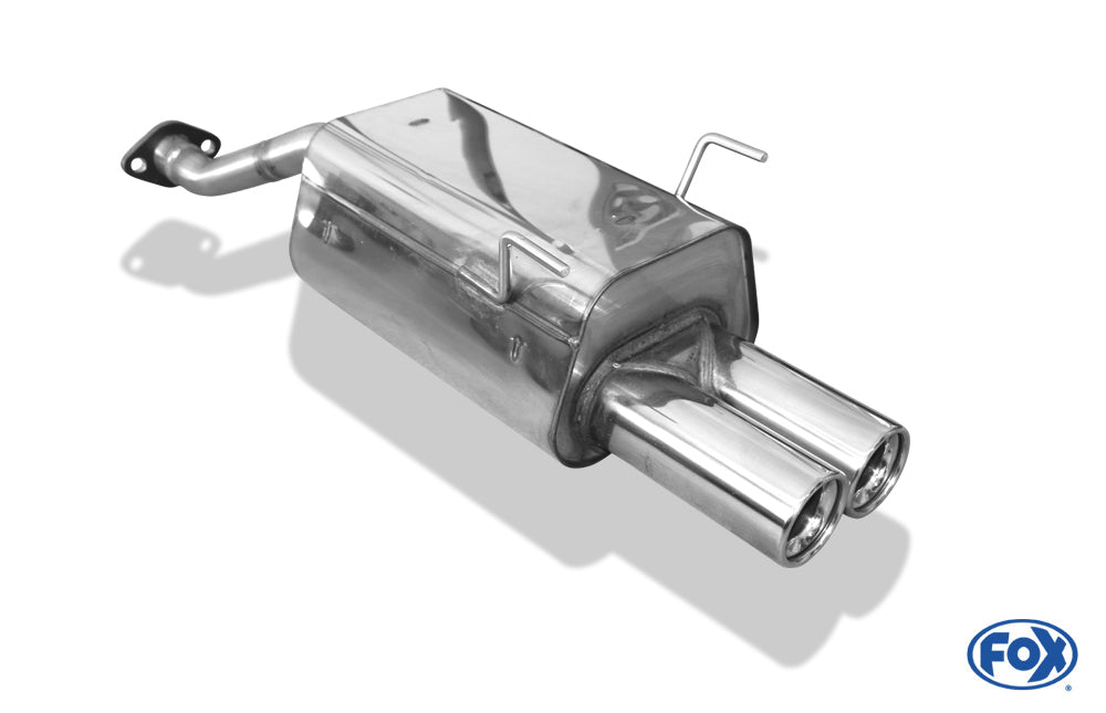 FOX Honda Civic VII - 5-türer Endschalldämpfer - 2x80 Typ 13