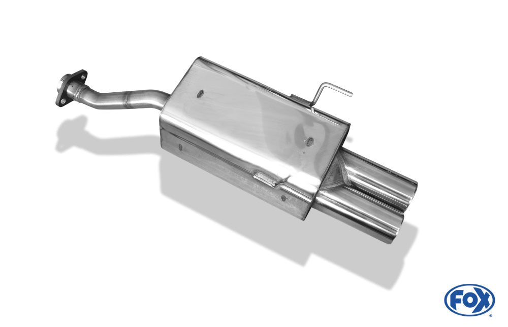 FOX Honda Civic VII - 5-türer Endschalldämpfer - 2x80 Typ 13