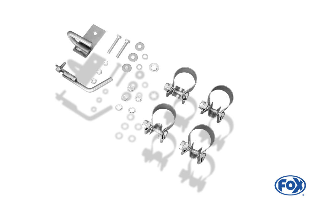 FOX Honda Civic IX Hatchback Endschalldämpfer quer Ausgang rechts/links  - 2x90 Typ 12 rechts/links