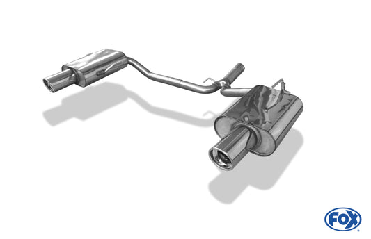 FOX Honda Accord VII Typ CL7 Endschalldämpfer Ausgang rechts/links - 1x100 Typ 17 rechts/links