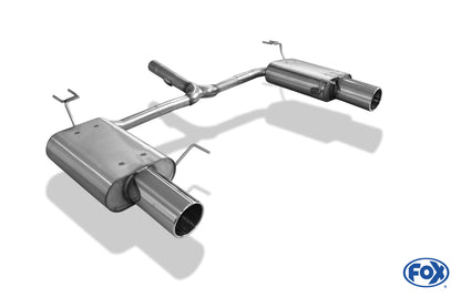 FOX Honda Accord VIII CU2 Limousine & Tourer Endschalldämpfer rechts/links - 1x100 Typ 12 rechts/links