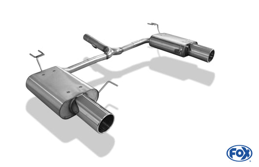 FOX Honda Accord VIII CU2 Limousine & Tourer Endschalldämpfer rechts/links - 1x114 Typ 12 rechts/links