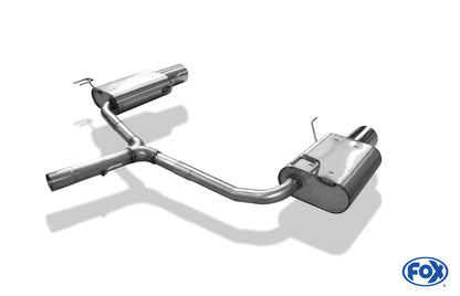 FOX Honda Accord VIII CU2 Limousine & Tourer Endschalldämpfer rechts/links - 1x114 Typ 12 rechts/links