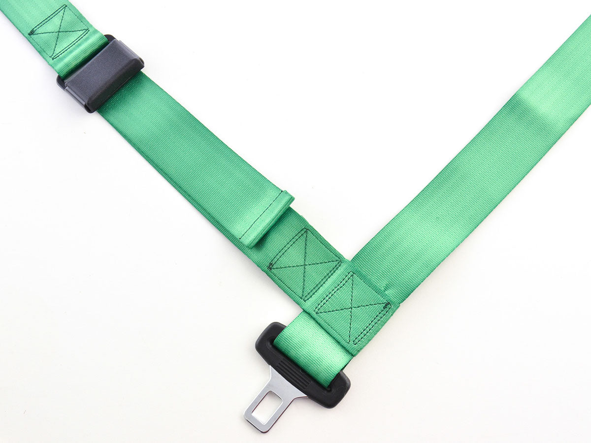 Hosenträgergurt 3-Punkt Gurt Renngurt universal grün