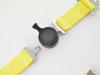 Hosenträgergurt 4-Punkt Gurt Renngurt universal gelb