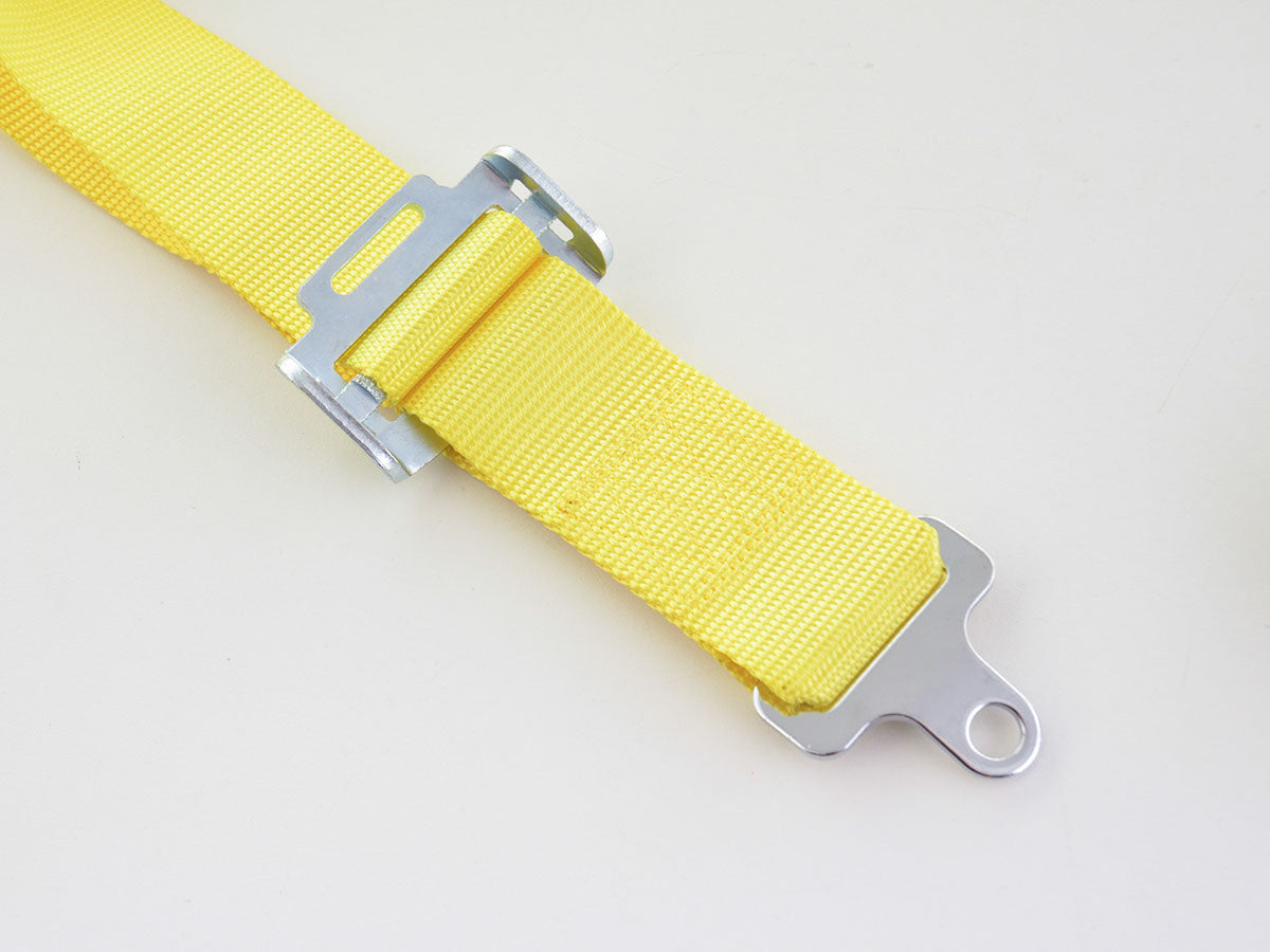 Hosenträgergurt 4-Punkt Gurt Renngurt universal gelb