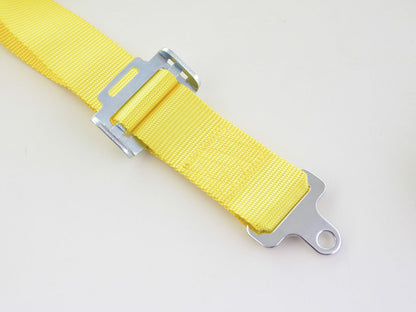 Hosenträgergurt 4-Punkt Gurt Renngurt universal gelb