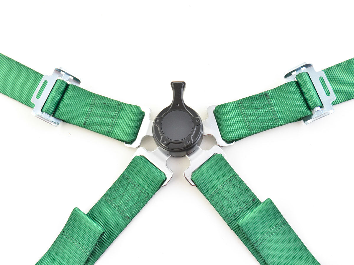 Hosenträgergurt 4-Punkt Gurt Renngurt universal grün