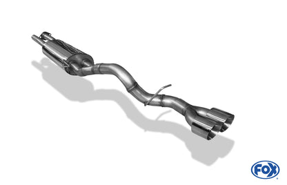 FOX Hummer H2 Halbanlage ab Kat - 2x114 Typ 25