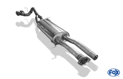 FOX Hummer H2 Halbanlage ab Kat - 2x114 Typ 25