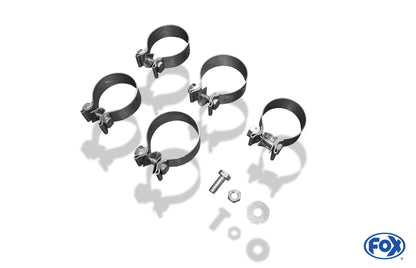 FOX Hummer H2 Halbanlage ab Kat - 2x114 Typ 25