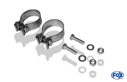 FOX Hyundai Coupe Typ GK Endschalldämpfer rechts/links - 129x106 Typ 32 rechts/links