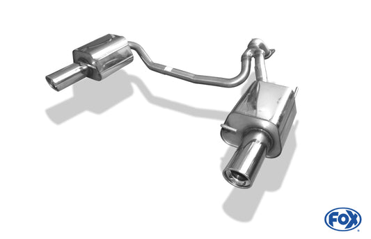 FOX Hyundai Coupe Typ GK Endschalldämpfer rechts/links - 1x100 Typ 17 rechts/links