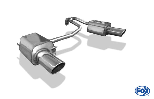 FOX Hyundai Coupe Typ GK Endschalldämpfer rechts/links - 129x106 Typ 32 rechts/links