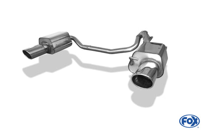 FOX Hyundai Coupe Typ GK Endschalldämpfer rechts/links - 129x106 Typ 32 rechts/links