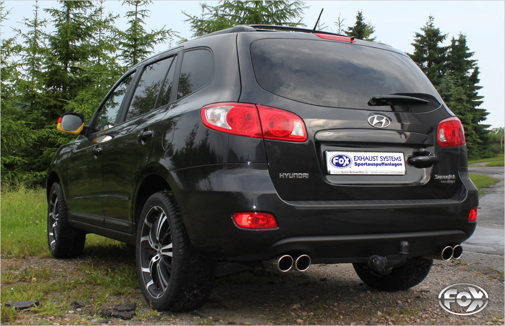 FOX Hyundai Santa Fe 4x4 - CM Endschalldämpfer rechts/links - 2x90 Typ 16 rechts/links