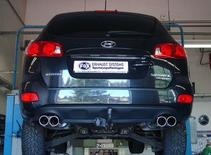 FOX Hyundai Santa Fe 4x4 - CM Endschalldämpfer rechts/links - 2x90 Typ 16 rechts/links