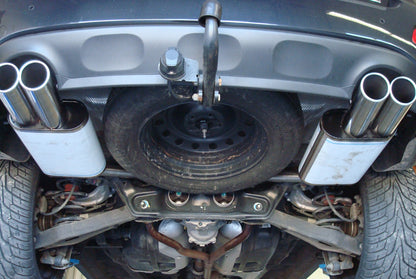 FOX Hyundai Santa Fe 4x4 - CM Endschalldämpfer rechts/links - 2x90 Typ 16 rechts/links
