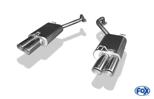 FOX Hyundai Santa Fe 4x4 - CM Endschalldämpfer rechts/links - 2x90 Typ 16 rechts/links