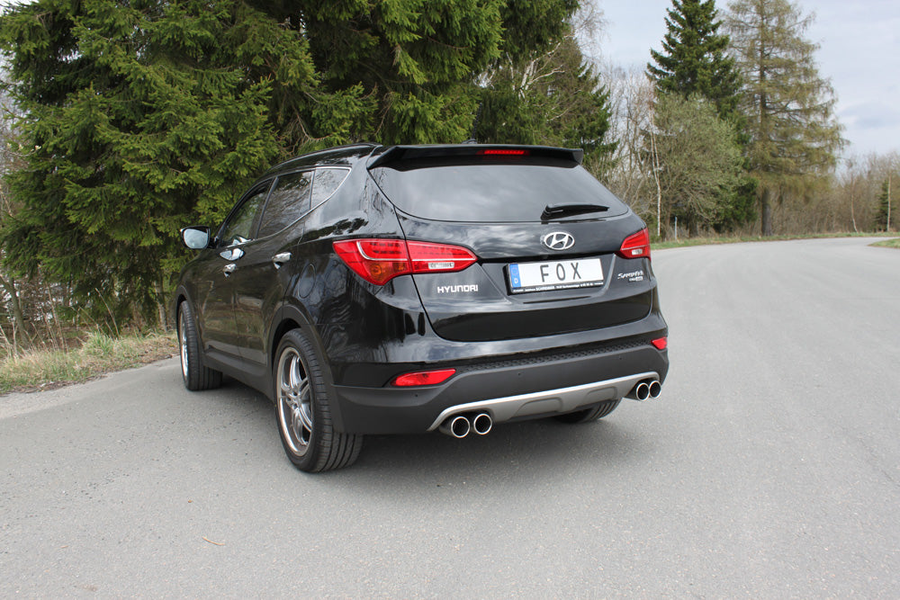 FOX Hyundai Santa Fé 4x4 - DM Endrohrsystem rechts/links - 2x90 Typ 12 rechts/links